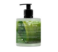 Ebers Gel d'Aloe Vera 100% Pur 500 Ml avec distributeur - Excellent hydratant pour le visage et le corps, après-soleil, épilation et brûlures.