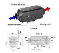 Eberspacher Espar Airtronic AS3 D2L 12V 3rd Génération Radiateur Unité