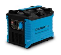 EBERTH 1000 Watt générateur d'électricité inverter, groupe électrogène de secours avec moteur à essence 2 PS, 4 temps, générateur d'électricité avec 1x 230V et 2x prise USB