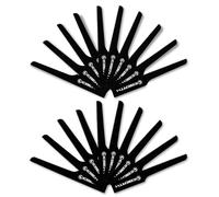 EBERTH 10x lame de scie sauteuse T18 + 10x lame de scie sauteuse T24 (20 pièces), longueur totale 95mm, pièce de rechange Lames de scie sauteuse pour scies à carrosserie pneumatiques