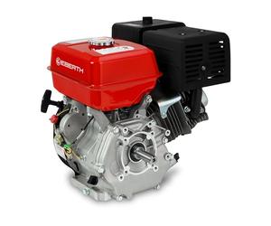 EBERTH 15 CV 11,03 kW moteur à essence avec arbre de 25,4 mm Ø, moteur de karting, sécurité manque d'huile, 4 temps, 1 cylindre, 420 ccm de cylindrée, refroidi par air, démarrage par câble