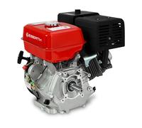 EBERTH 15 CV 11,03 kW moteur à essence avec arbre de 25 mm Ø, moteur de karting, sécurité manque d'huile, 4 temps, 1 cylindre, 420 ccm de cylindrée, refroidi par air, démarrage par câble