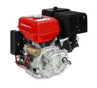 EBERTH 15 CV Moteur Thermique à Essence Moteur de Kart avec Réducteur 2:1, Arbre de 25 mm Ø, Démarreur Électrique, Sécurité Contre Manque d'huile, 4 Temps, 1 Cylindre, 420 CC Cylindrée