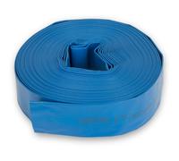 EBERTH Tuyau Plat 2" PVC Bleu, 30m, 2" (52mm), Flexible, Résistant aux Intempéries, Poids 6,95kg