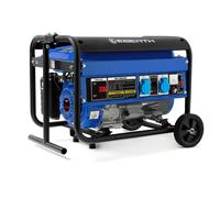 EBERTH 2200 Watt groupe électrogène de secours groupe électrogène avec châssis, moteur à essence 5,5 PS, 4 temps, 1 phase, 2X 230V, 1x 12V