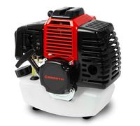 EBERTH 3 PS / 2,21 kW Moteur à essence, 2 temps, cylindrée 52 cm³, refroidissement par air, démarrage par lanceur, moteur de remplacement pour débroussailleuses, tondeuses à gazon, taille-haies