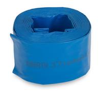 EBERTH 3"" Tuyau d'arrosage Tuyau Plat Pour Pompe, Longueur 10m, 3 Pouce, Diamètre 76mm, Flexible, PVC Résistant, Tuyau Industriel