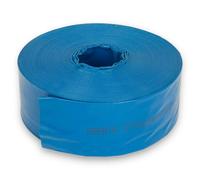 EBERTH 3" Tuyau d'arrosage Tuyau Plat Pour Pompe, Longueur 40m, 3 Pouce, Diamètre 76mm, Flexible, PVC Résistant, Tuyau Industriel, Tuyau d'eau pour l'irrigation, Couleur Bleue