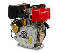 EBERTH 4,2 CV Moteur thermique diesel Moteur de kart, arbre 19,05 mm Ø, démarreur électrique, batterie 17ah 12V, sécurité contre manque d'huile, 4 temps, 1 cylindre, 219 ccm cylindrée
