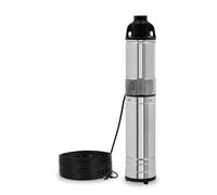EBERTH 4" Pompe de puits profond Pompe de puits en acier inoxydable, électrique 750W, diamètre 4 pouces (10cm), filetage de raccordement 1 1/2 pouce