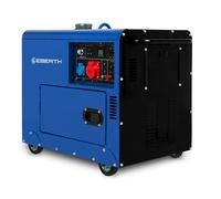 EBERTH 5000 Watt Groupe Electrogene Diesel, Generateur Electrique Triphasé