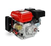 EBERTH 6,5 CV Moteur Thermique à Essence Moteur de Kart avec Réducteur 2:1, Arbre de 19,05 mm Ø, Démarreur Électrique, Sécurité Contre Manque d'huile, 4 Temps, 1 Cylindre, 196 CC Cylindrée