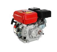 EBERTH 6,5 CV Moteur Thermique à Essence Moteur de Kart avec Réducteur 2:1, Arbre de 20 mm Ø, Sécurité Contre Manque d'huile, 4 Temps, 1 Cylindre, 196 CC Cylindrée, Démarrage Câble