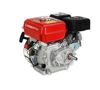 EBERTH 6,5 CV Moteur Thermique à Essence Moteur de Kart avec Réducteur 2:1, Arbre de 20 mm Ø, Sécurité Contre Manque d'huile, 4 Temps, 1 Cylindre, 196 CC Cylindrée, Démarrage Câble