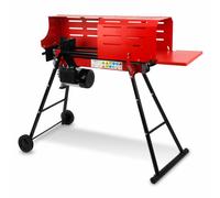 7 T Fendeur de bûche hydraulique avec Piètement (2200 Watt Moteur électrique, 520 mm Longueur de bûche max., 250 mm Diamétre du bois max., horizontal) Fendeuse a bois