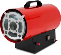 EBERTH Aérotherme à gaz 30 kW direct, canon à gaz, débit d'air 650 m³/h, chauffage à gaz avec tuyau, détendeur, pour bouteille de propane/butane