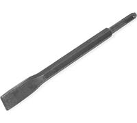 EBERTH Burin plat en carbure de tungstène avec tige SDS Plus, longueur totale 245mm, diamètre 15mm, burin SDS universel