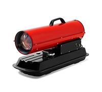 EBERTH Canon de chaleur direct 20 kW, soufflerie de chauffage diesel/fioul, débit d'air 450 m³/h, réservoir de 19 L, indicateur de niveau, protection contre la surchauffe, sécurité de flamme