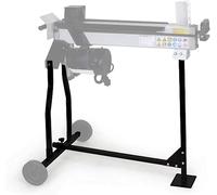 EBERTH Châssis pour fendeuse de bûches hydraulique avec longueur de fente de 450mm à 520mm métal, large plaque d'assise, laqué noir, inoxydable, livré sans roues ni fendeuse de bûches