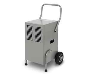 EBERTH Déshumidificateur d'air professionnel Deshumidificateurs de chantier, capacité 50L / jour, réglable par pas de 1% de 20% à 90% RH, Absorbeur d'humidité pour usage professionnel & privé
