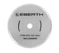EBERTH Disque à tronçonner diamanté pour la pierre, le béton et le carrelage, Disque diamant de 180 mm de diamètre, alésage de 22,2 mm, épaisseur de 2,2 mm, pour granit, céramique, marbre