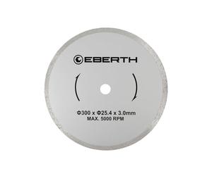 EBERTH Disque à tronçonner diamanté pour la pierre, le béton et le carrelage, Disque diamant de 300 mm de diamètre, alésage de 25,4 mm, épaisseur de 3,0 mm, pour granit, céramique, marbre