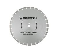 EBERTH Disque à tronçonner Disque diamant pour la pierre, le béton, le carrelage et le grès cérame, disque diamant de 400mm de diamètre, alésage 25,4mm