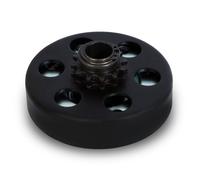EBERTH Embrayage centrifuge pour arbre 19,05mm Ø, Embrayage de pignon pour chaîne type 35#, Embrayage centrifuge à denture, Embrayage centrifuge pignon 12 dents #35