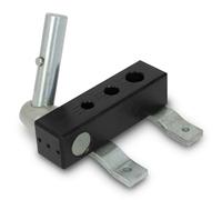 EBERTH Encocheuse pour tubes 1/4", 3/8" ou 1/2", pour tuyau de Cuivre max 4mm, d'Aluminium max 4,5mm ou d'Acier max 2,5mm, en Acier, Professionnelle, Aide pour Soudure de tuyaux, Découpeuse, Grugeuse