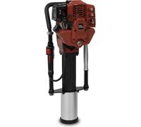 EBERTH Enfonce-pieux Enfonce-pieux manuel essence 1,2 CV 1500W, 3x adaptateur de trou d'enfoncement, max. Diamètre du pieu 100mm, moteur 2 temps, monocylindre, 52ccm