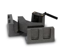 EBERTH Etau d'angle 90 degrés, serrage d'angle, serre-joint d'angle, 104mm de largeur de mors, 60mm d'envergure, serre-joint à onglet en acier massif