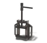 EBERTH Etau perceuse colonne en fonte grise et acier, Largeur des mâchoires 100mm, Largeur de serrage maximale 89mm, étau pour machine à fixer sur la perceuse ou l'établi, étau pour perceuse