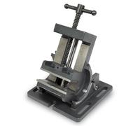 EBERTH Etau pour machine basculant à 90° en fonte d'acier, largeur de serrage maximale 100 mm, largeur de mors 105 mm, étau pour perceuse, fraiseuse, pour atelier professionnel ou personnel
