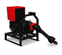 EBERTH Générateur à prise de force 27,5 kVA, groupe électrogène de secours AVR, 3x230V / 2x400V IP44, 1-3/8" 6 dents, attelage 3 points, l'agriculture, 40 CV de puissance recommandée à la prise