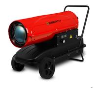 EBERTH Canon a Air Chaud Générateur d'Air Chaud Chauffage d'Atelier Diesel Fioul 30kW (Direct, Réservoir 33L, Thermostat, Protection Surchauffe, Pare-Flammes, Ventilateur & Allumage 230V, Chassis, Nr)