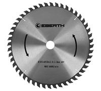 EBERTH Lame de Scie Circulaire en Acier avec Dents en Carbure pour la Coupe du Bois (Diamètre 305mm, Alésage 30mm, Épaisseur de la Lame 2.0mm, Largeur de Coupe 2.8mm, 48 Dents, RPM Max. 6000)