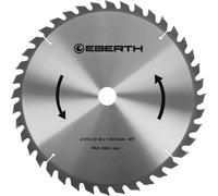EBERTH Lame de scie circulaire Lame de scie circulaire en acier avec dents en métal dur pour la coupe du bois (diamètre 315mm, alésage 30mm, épaisseur de lame 1.8mm)