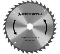EBERTH Lame de scie circulaire Lame de scie circulaire Lame de scie circulaire en acier avec dents en métal dur pour la coupe du bois (254mm de diamètre, 30mm d'alésage, 1.8mm d'épaisseur de lame)