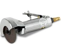 EBERTH Meuleuse d'angle Tronçonneuse à air comprimé, pression de travail 6 bar, raccord 1/4 pouce, 20000 tr/min, disque à tronçonner Ø 75mm, pour acier, inox