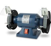 EBERTH Meuleuse double Ponceuse double électrique 250W, meule grossière A36, meule fine A60 de 150mm de diamètre, 2x pare-étincelles