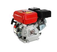EBERTH moteur à essence 5,5 CV (arbre 19,05 Ø avec filetage extérieur, moteur 1 cylindre essence, 4 temps, démarrage par câble)