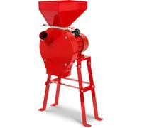 EBERTH Moulin à céréales électrique avec moteur électrique puissant de 1100 watts, débit de 240 kg/h, moulin à grains avec lame tranchante en acier inoxydable