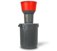 EBERTH Moulin à céréales électrique avec seau de 50L, moteur électrique de 1300 watts, trémie de 13L, 400 kg/h, moulin à grains avec lame en acier inoxydable