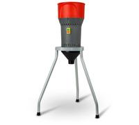 EBERTH Moulin à céréales électrique sur pied, moteur électrique 1000 watts, trémie de remplissage 6L, 300 kg/h, moulin à grains avec lame en acier inoxydable, cinq tamis inclus