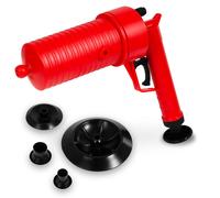 EBERTH Nettoyeur de tuyaux à air comprimé pour le nettoyage efficace des lavabos, toilettes et douches, pistolet de débouchage à air comprimé