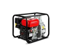 EBERTH Pompe a Eau Pompe de Jardin a Essence, Moteur 6,5CV, 4 Temps, Débit 60.000l/h, Raccord 3 Pouce, Hauteur d'Aspiration 7m, Démarrage par Câble,