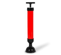 EBERTH Pompe de nettoyage de tuyaux pour un nettoyage efficace des lavabos, douches et baignoires, Pompe contre les obstructions, diamètre de l'embout 90 mm, nettoyeur de tuyaux en plastique ABS