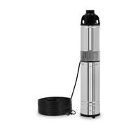 EBERTH Pompe pour puits profond 4"" en acier inoxydable 750 W, diamètre 4 pouces (10 cm), filetage de raccordement 1 1/4 pouce