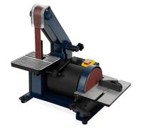 EBERTH Ponceuse à bande Ponceuse à bande Ponceuse à disque électrique 300W (support d'outil réglable, bande abrasive réglable)