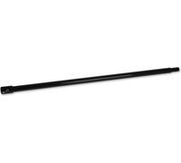 EBERTH Rallonge de foret pour tarière, foret de trou, foret de jardin, acier, longueur 800mm, diamètre d'admission 20mm, noir laqué, inoxydable